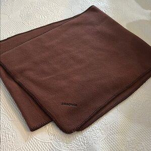 Brown Patagonia Fleece Scarf